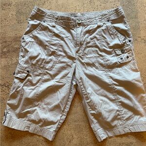 Casual Tan Cargo Shorts, size 8